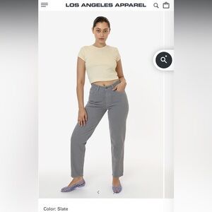 Los Angeles Apparel Relaxed Fit Bull Denim Jean